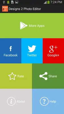 Designs 2 Photo Editor android App screenshot 0